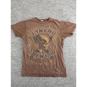Lynyrd Skynyrd Shirt Mens Medium Brown 1974 Sweet Home Alabama Band Tee Rock